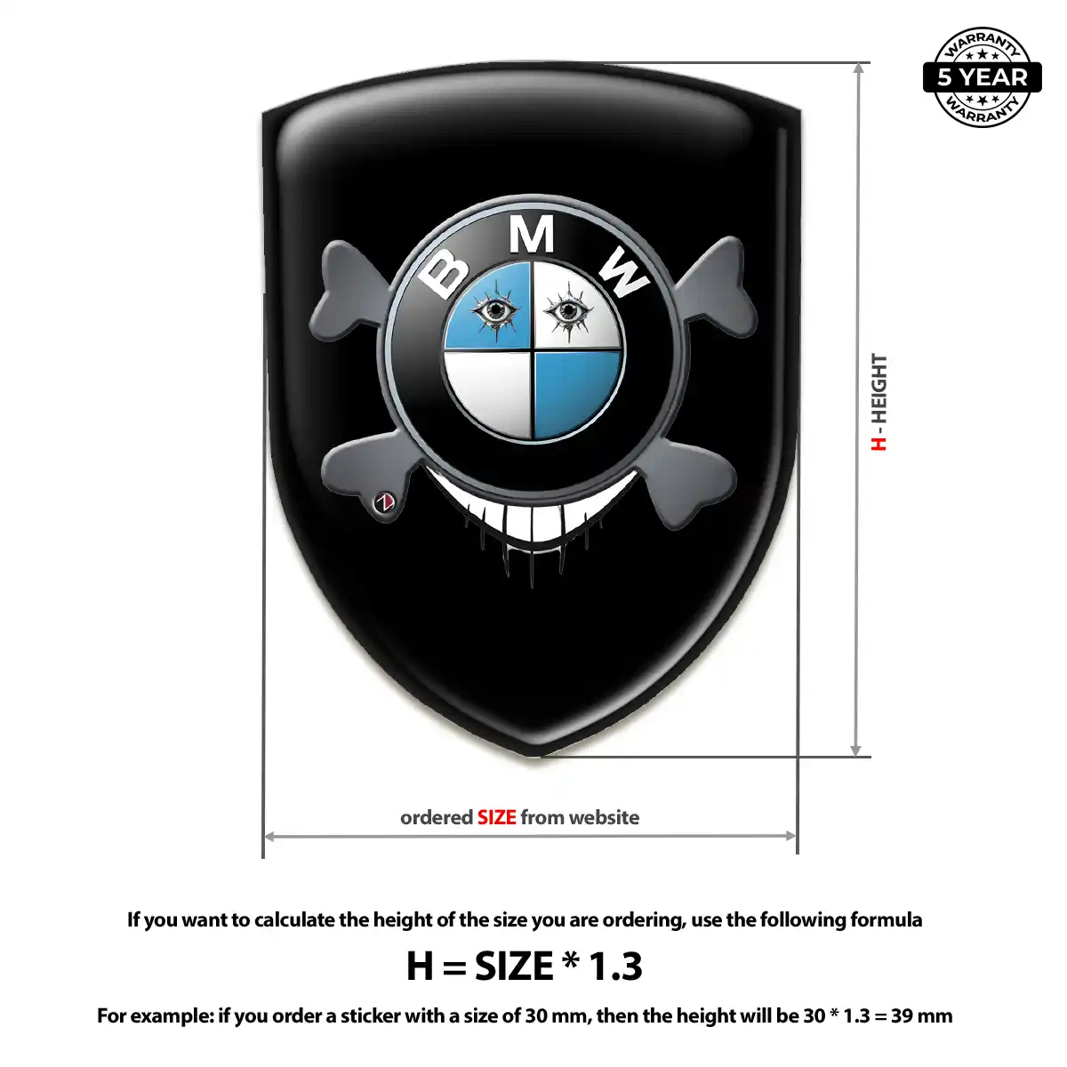 BMW Logo Sticker Superior Craft