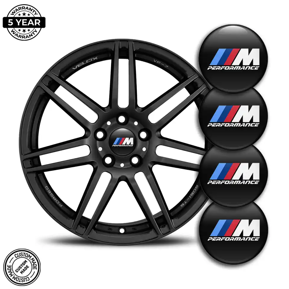 BMW M Domed Sticker Stylish Design