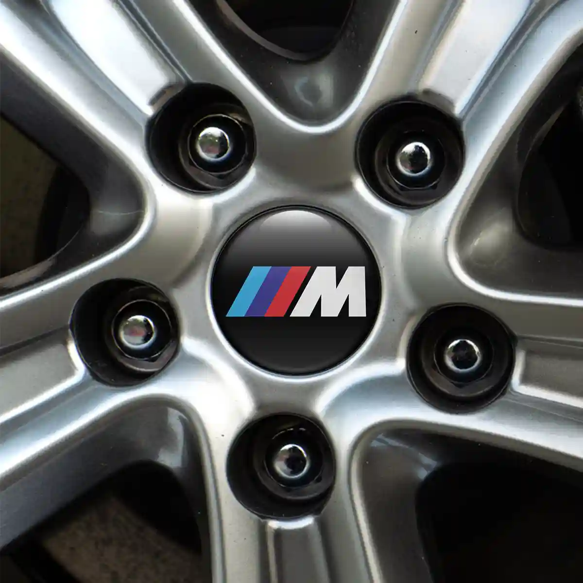 BMW M Power Domed Emblem Self-Adhesive Branded Edition