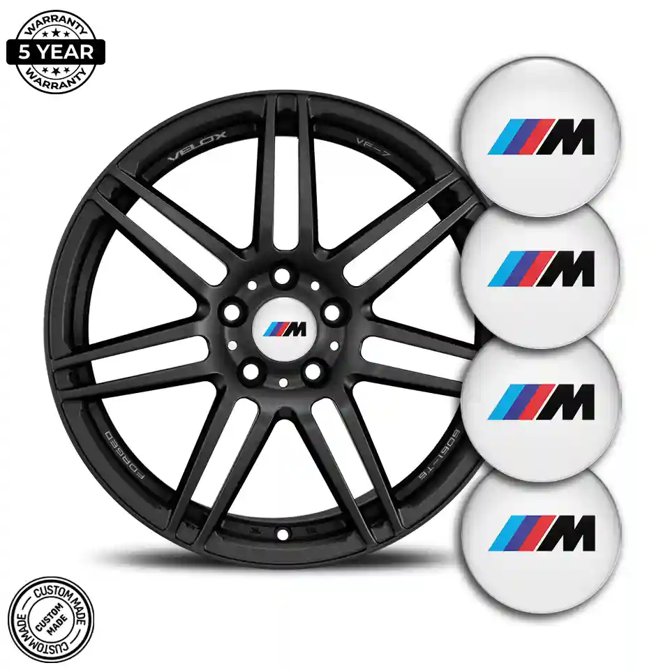 BMW M Power Domed Sticker Self-Adhesive Branded Edition