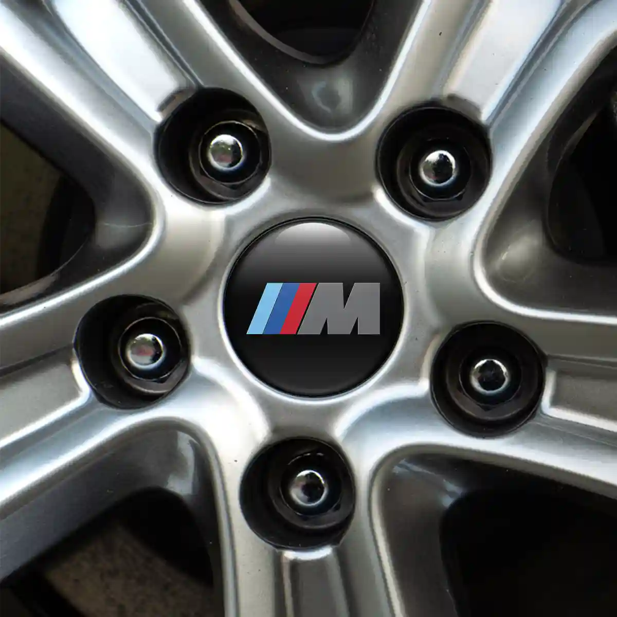 BMW M Power Emblem Badge Self-Adhesive Branded Edition