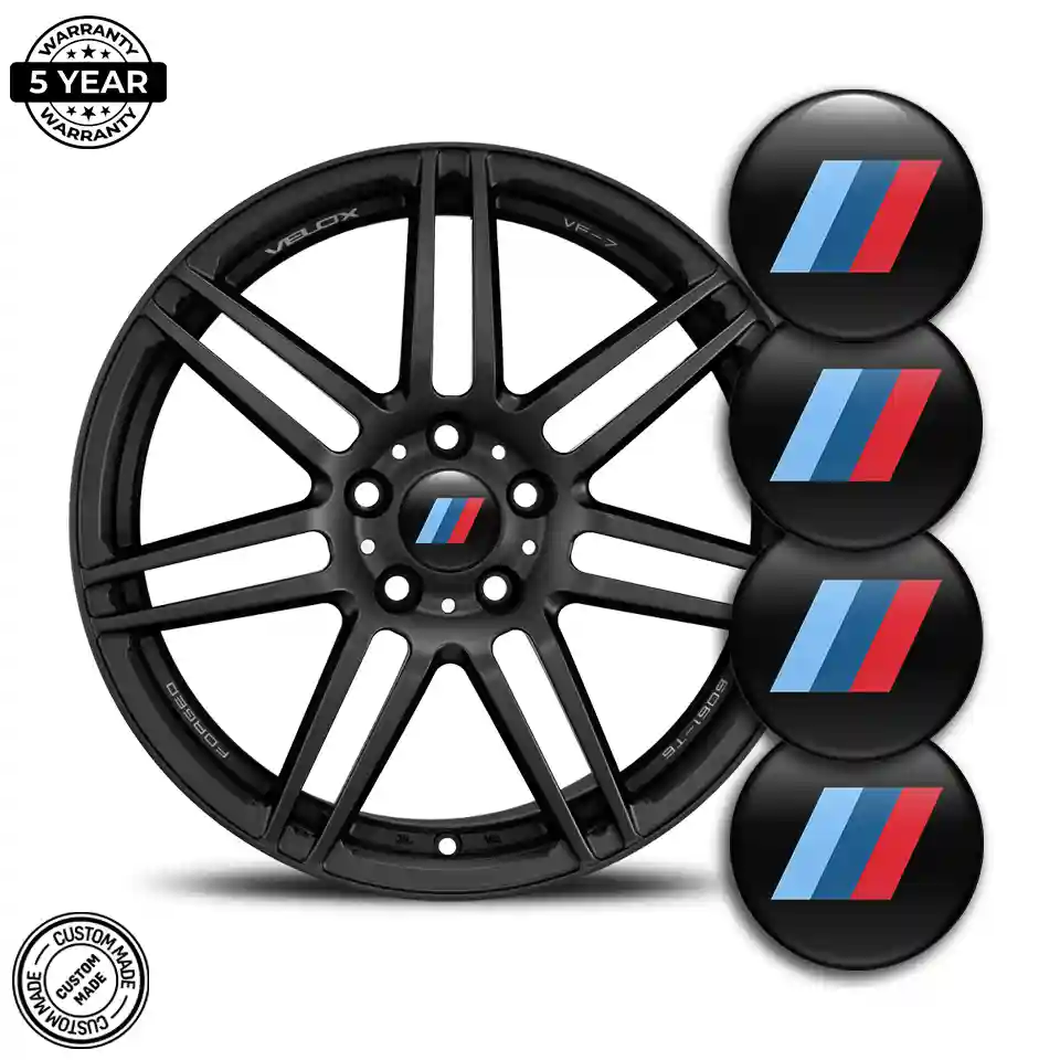 BMW M Power Emblem Epoxy Self-Adhesive Branded Edition