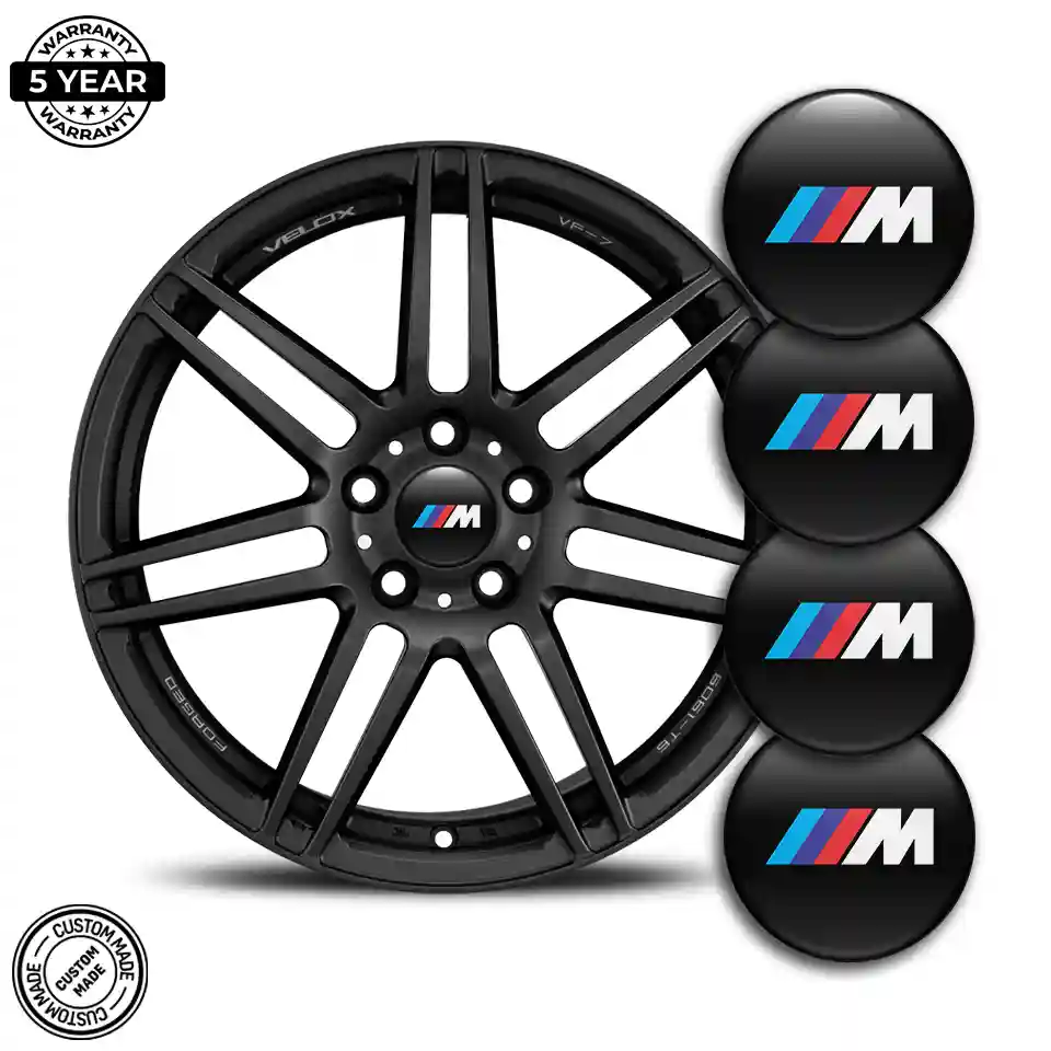 BMW M Power Silicone Emblem Self-Adhesive Branded Edition