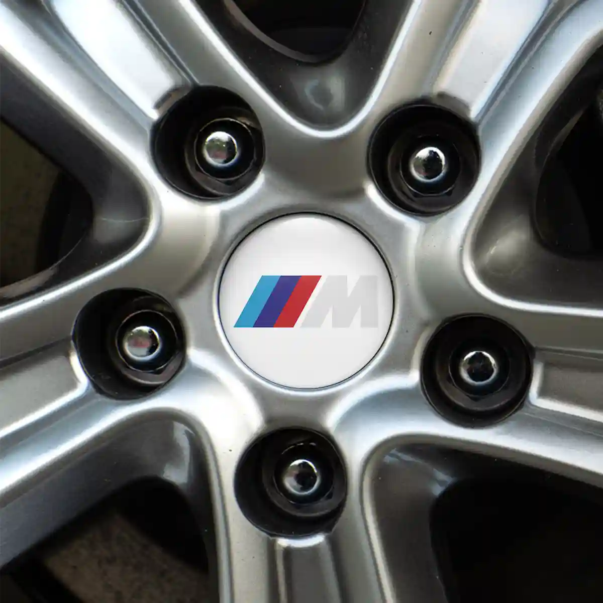 BMW M Power Wheel Emblem Self-Adhesive Branded Edition