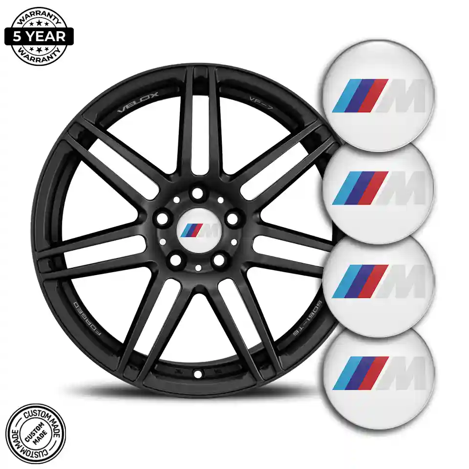 BMW M Power Wheel Emblem Self-Adhesive Branded Edition