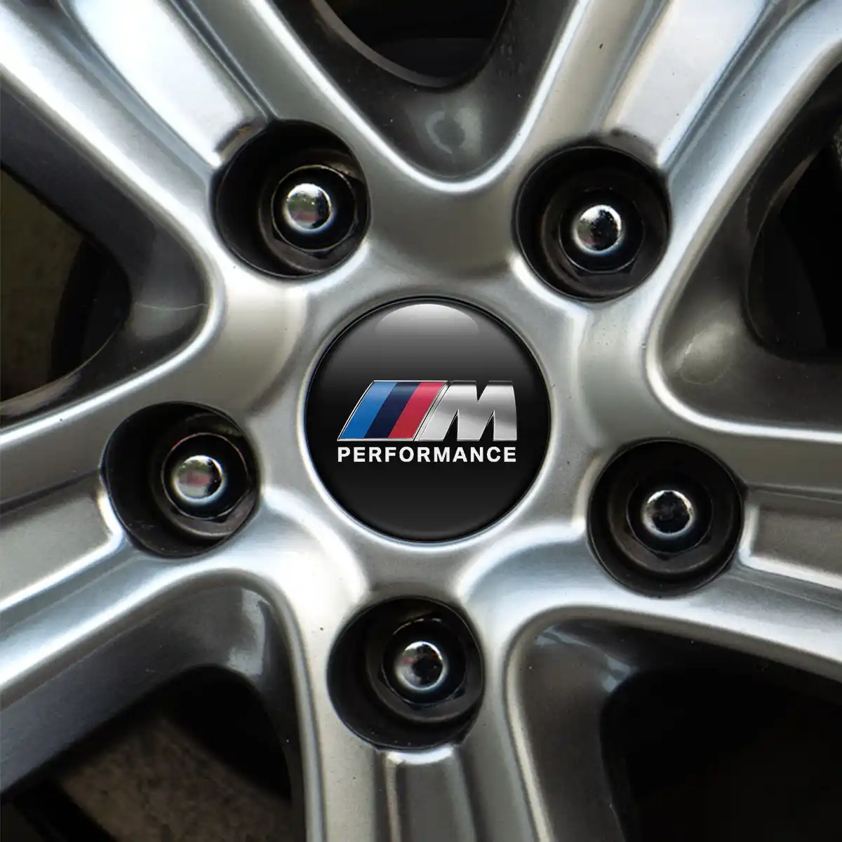 BMW M Silicone Sticker Stylish Design