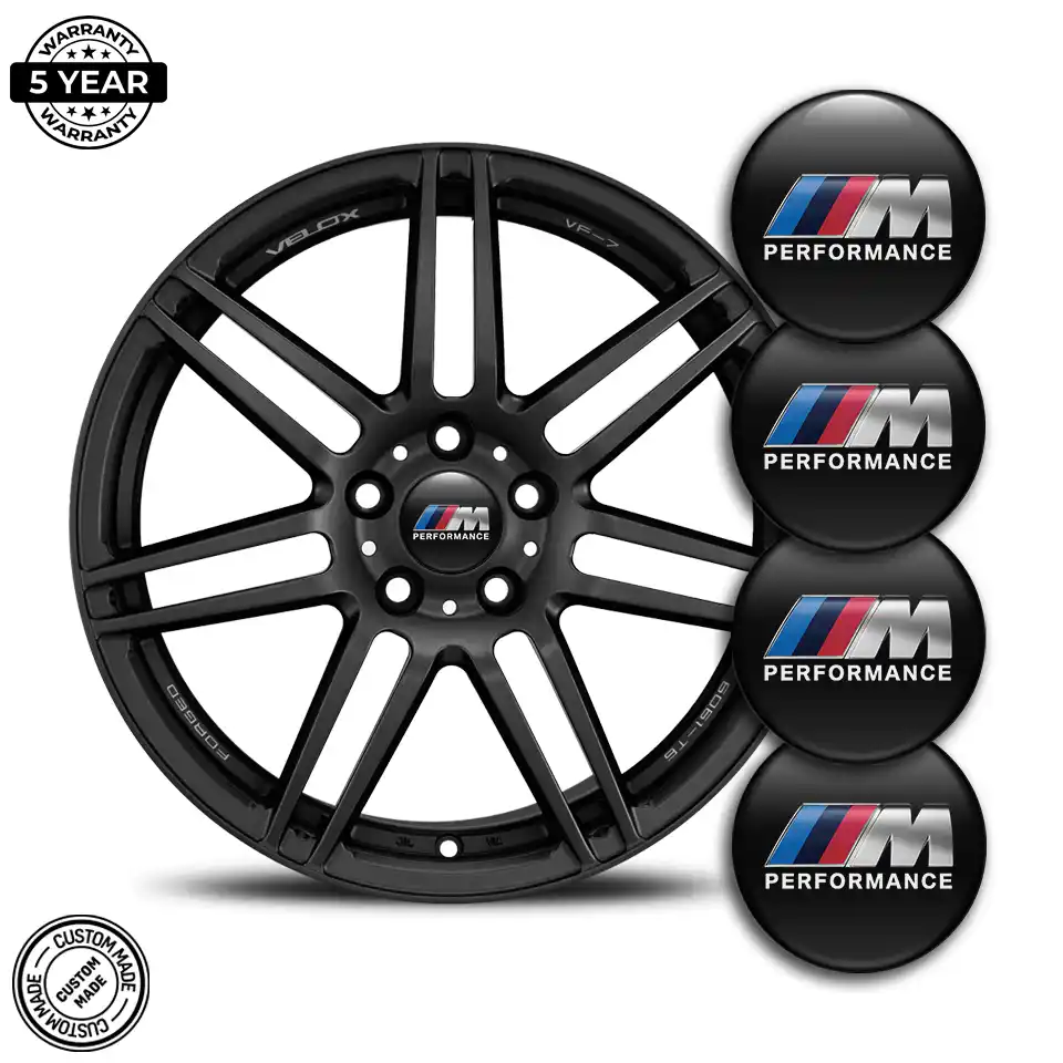 BMW M Silicone Sticker Stylish Design
