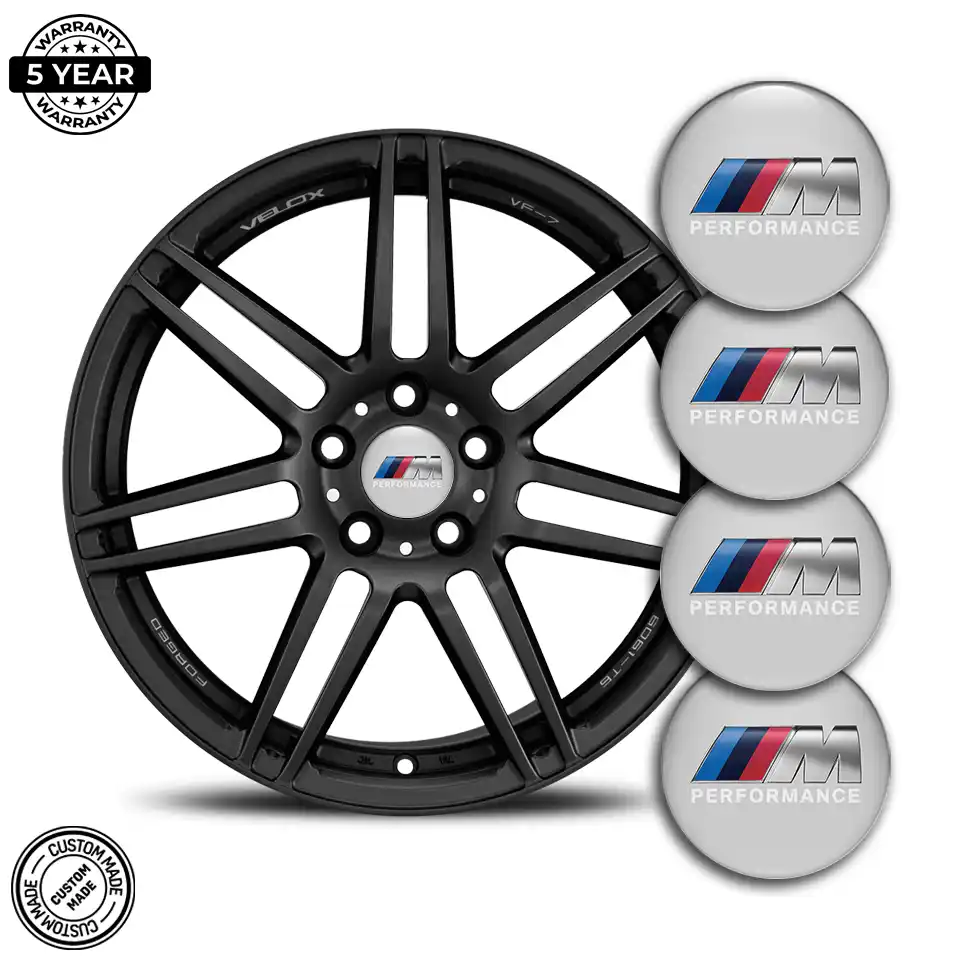 BMW M Wheel Emblems Stylish Design