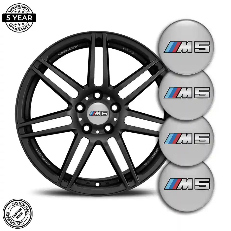 BMW M5 Logo Silicone Emblem Self-Adhesive Limited Edition