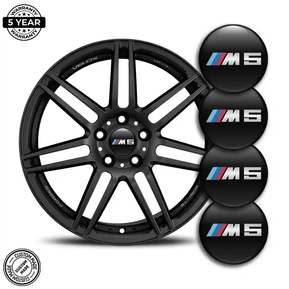 BMW M5 Wheel Emblems Luxury Edition