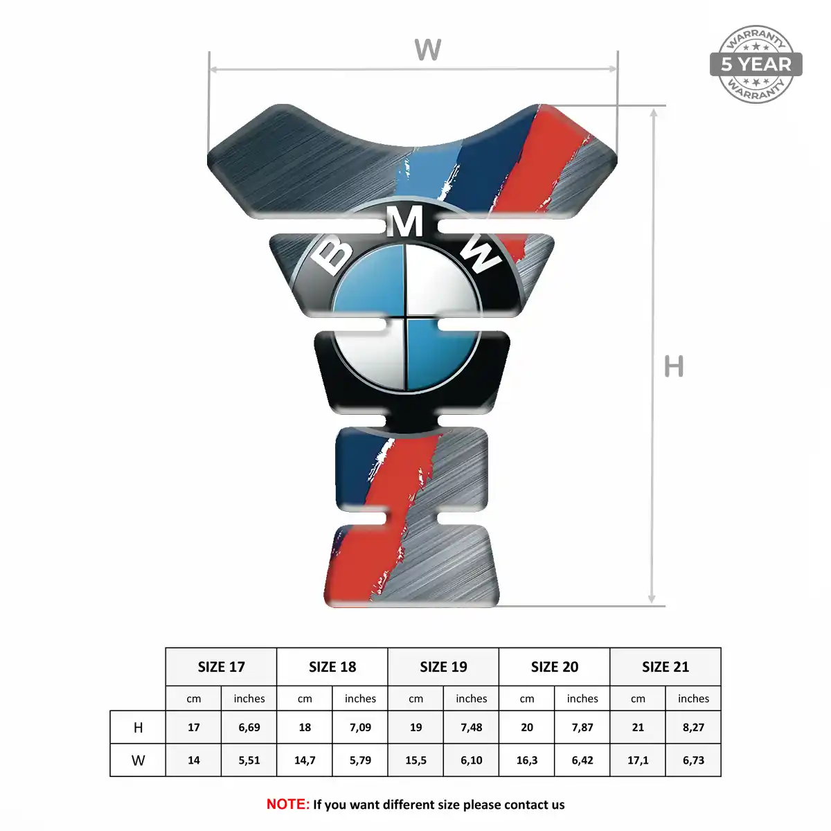 BMW Motorbike Tank Pad Deluxe Edition