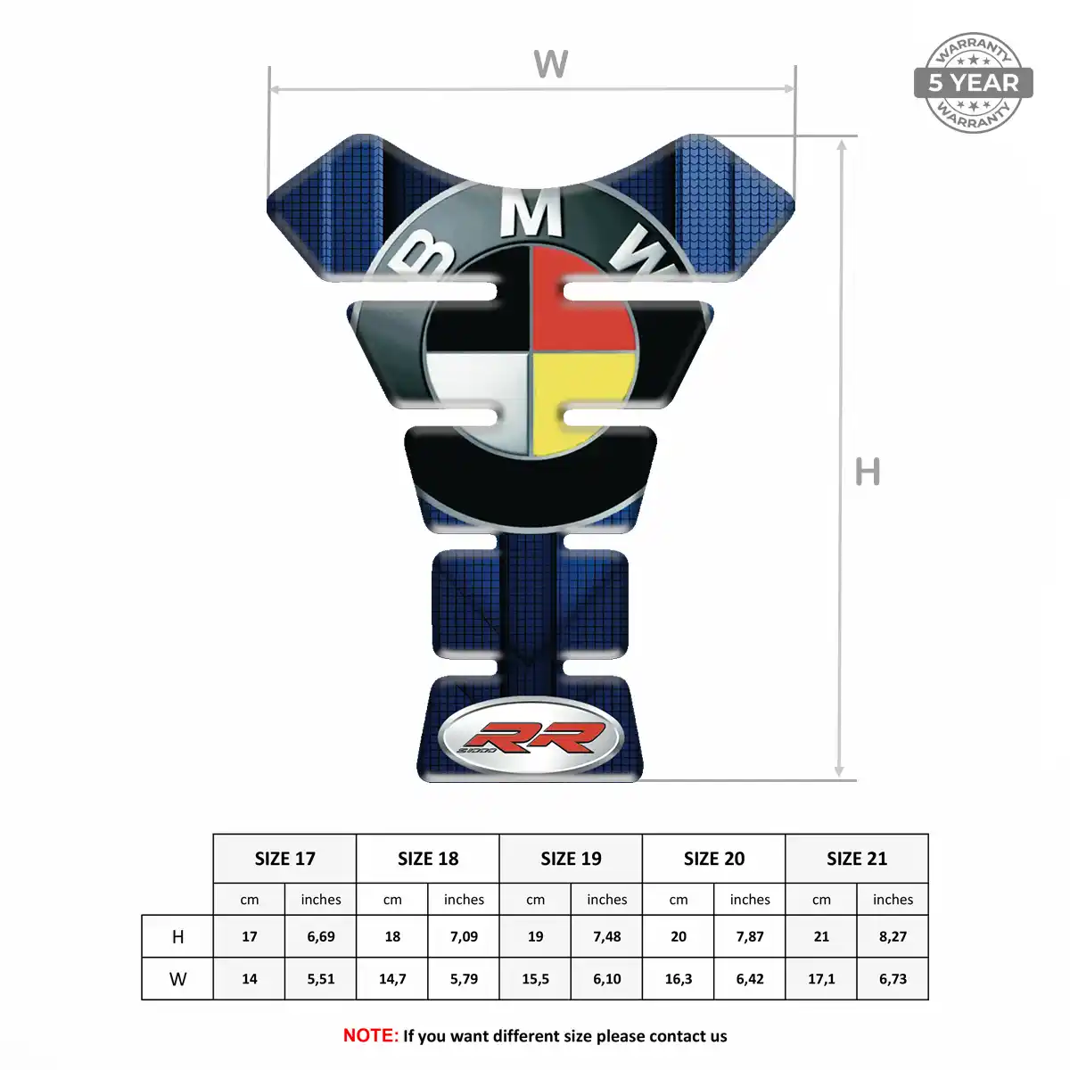 BMW Motorbike Tank Pad Elite Edition