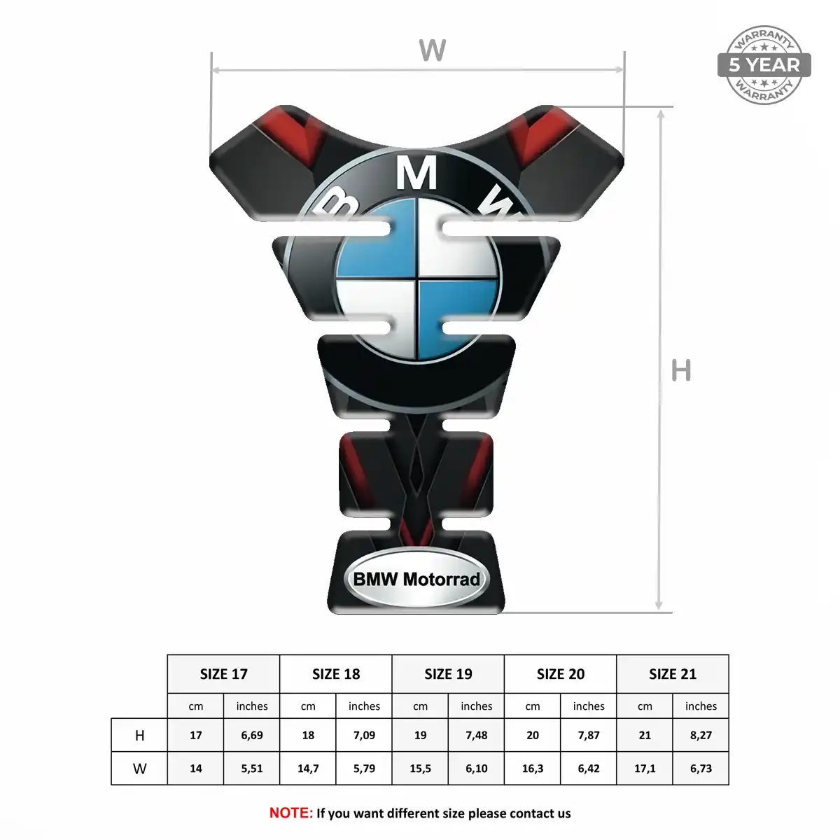 BMW Motorbike Tank Pad Exclusive Series