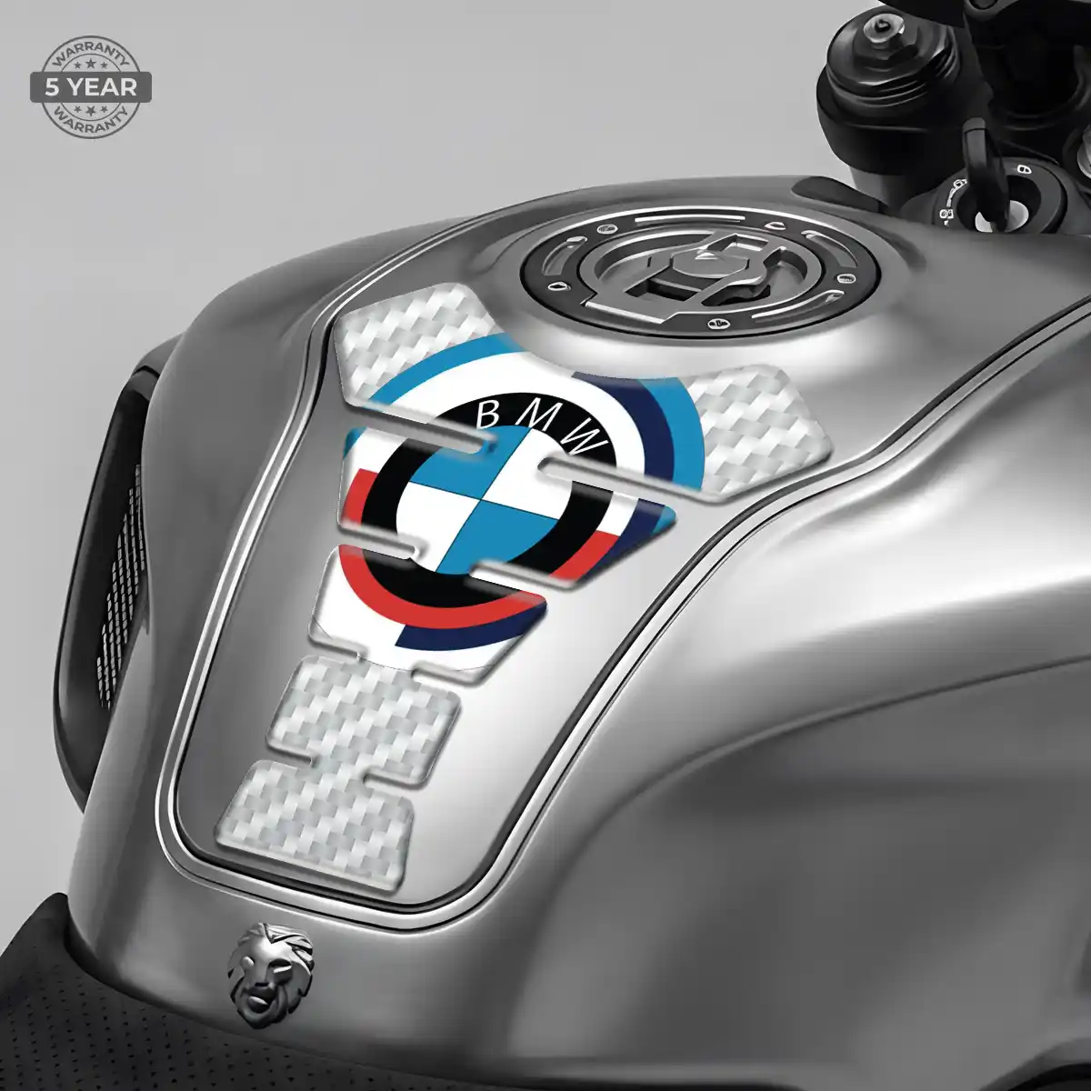 BMW Motorcycle Tank Decal Refined Design