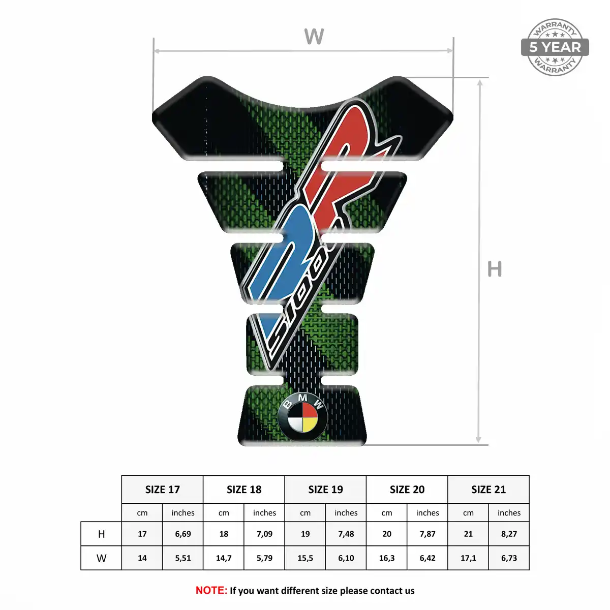 BMW Motorcycle Tank Pad Deluxe Edition