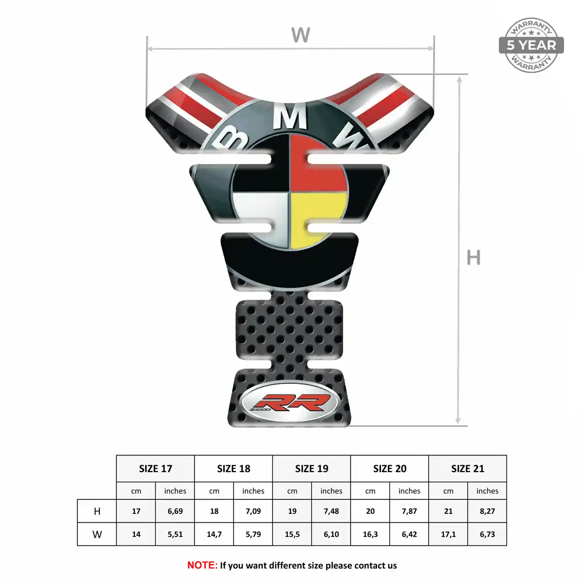 BMW Motorcycle Tank Pad Elite Edition