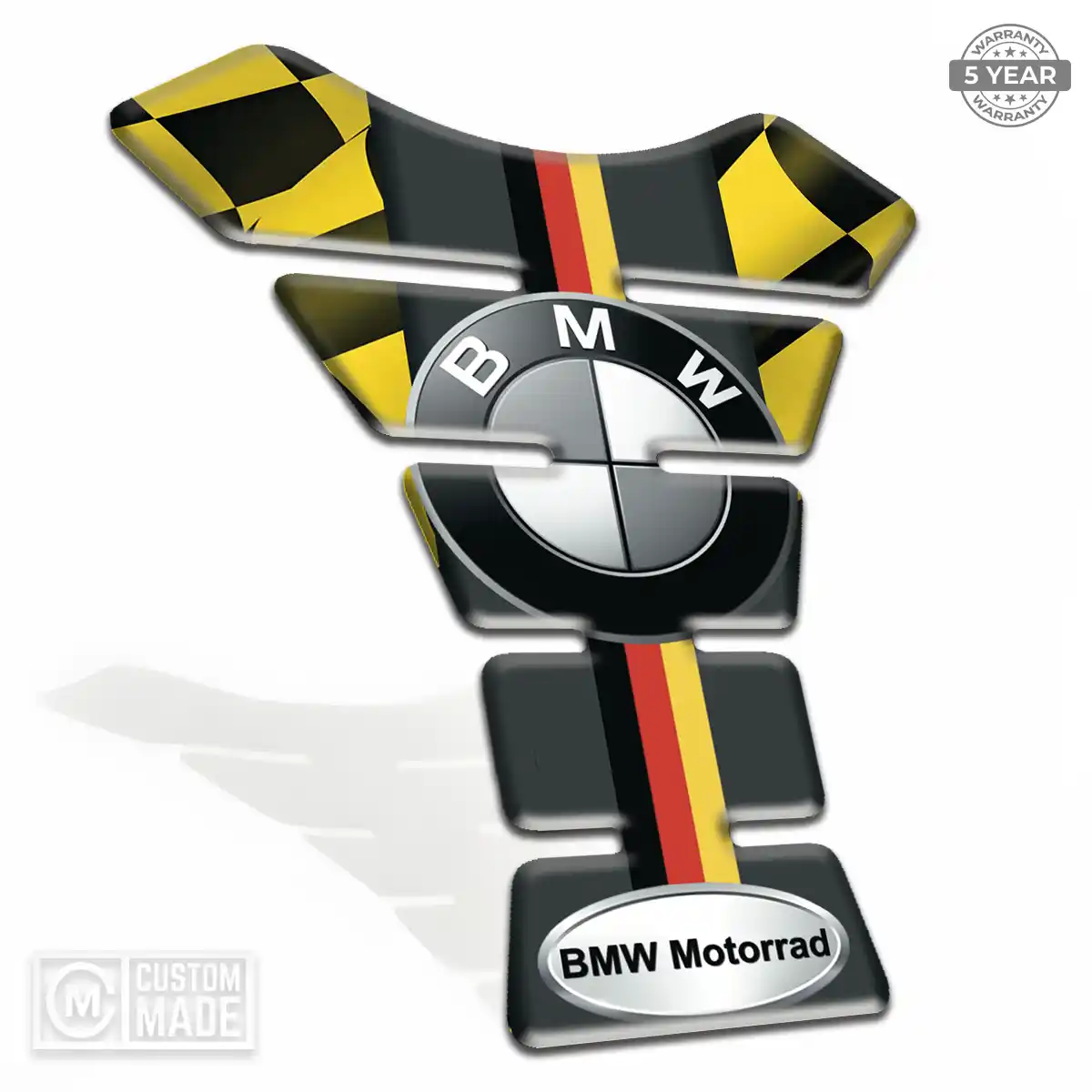 BMW Motorcycle Tank Pad Refined Design