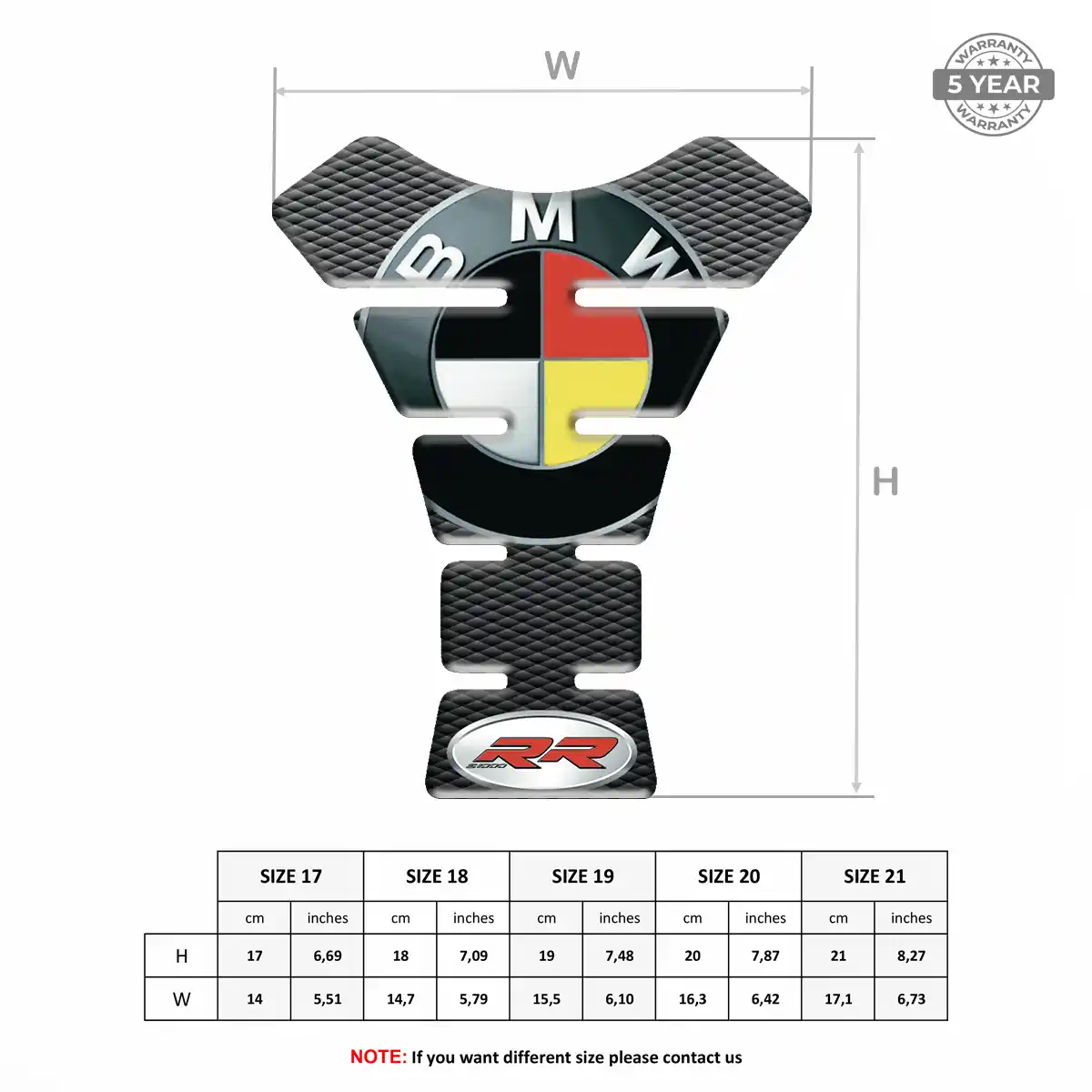 BMW Motorcycle Tank Protector Deluxe Edition