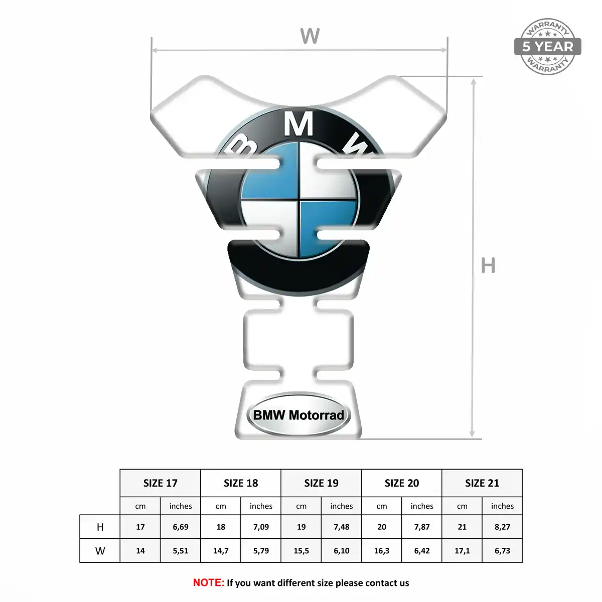 BMW Motorcycle Tank Protector Elite Edition