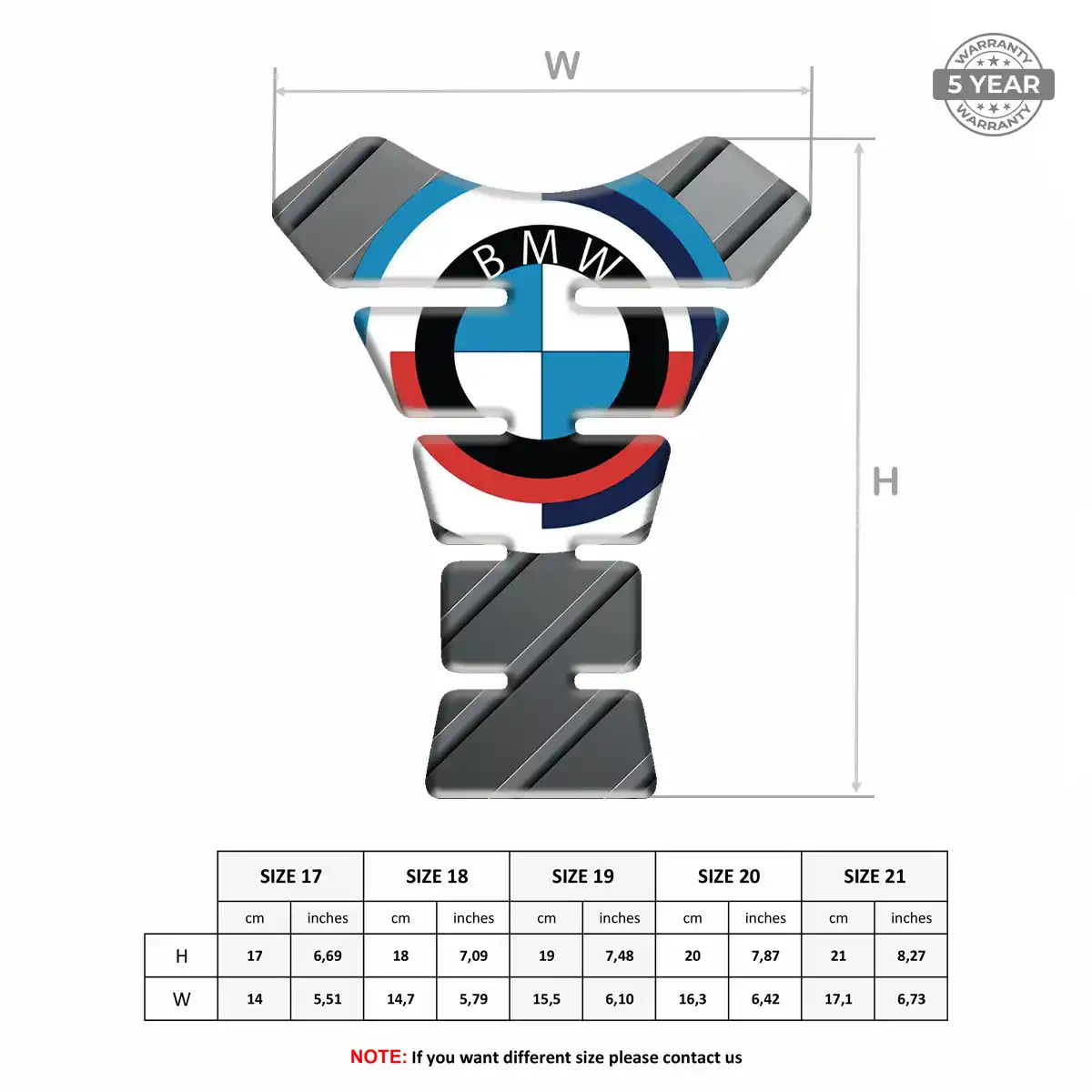 BMW Motorcycle Tank Protector Exclusive Series