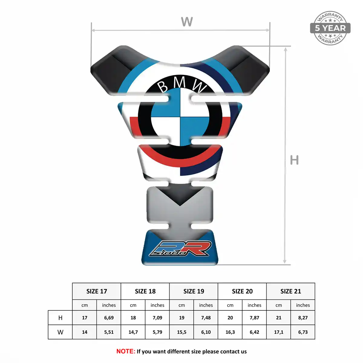 BMW Motorcycle Tank Protector Noble Edition