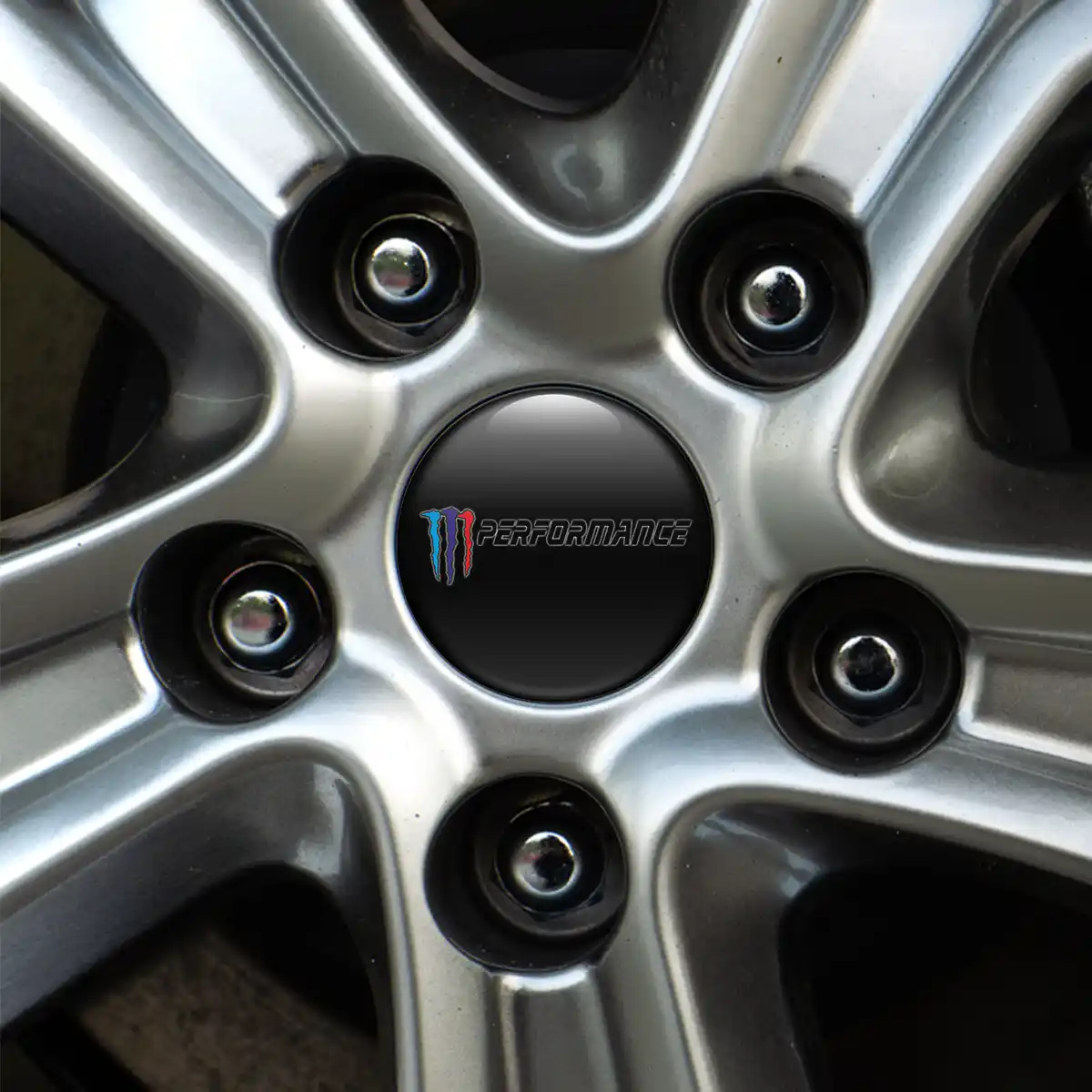 BMW Performance Wheel Emblems Stylish Design