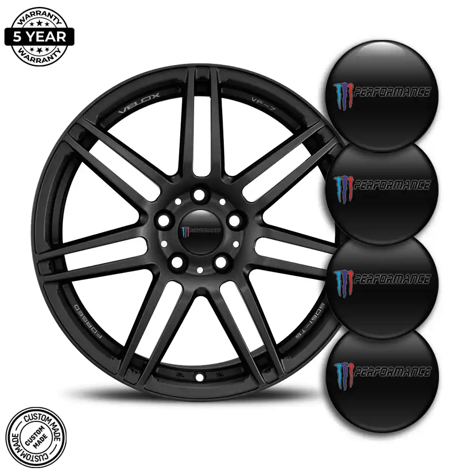 BMW Performance Wheel Emblems Stylish Design