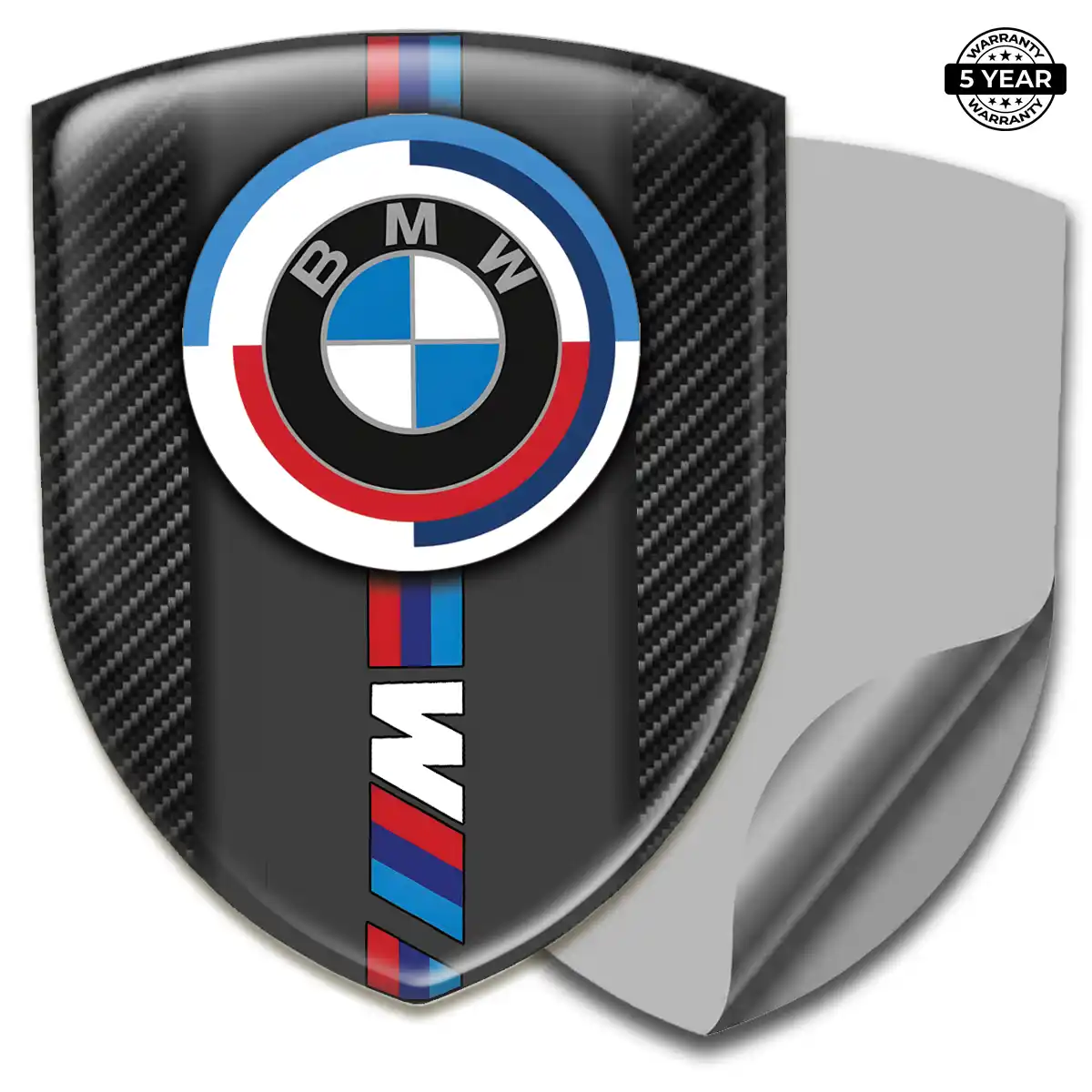 BMW Resin Badge Sticker Sleek Style