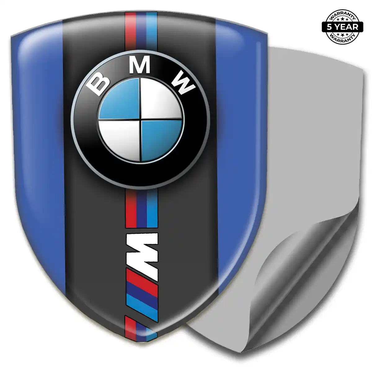 BMW Resin Emblem Sticker Refined Design