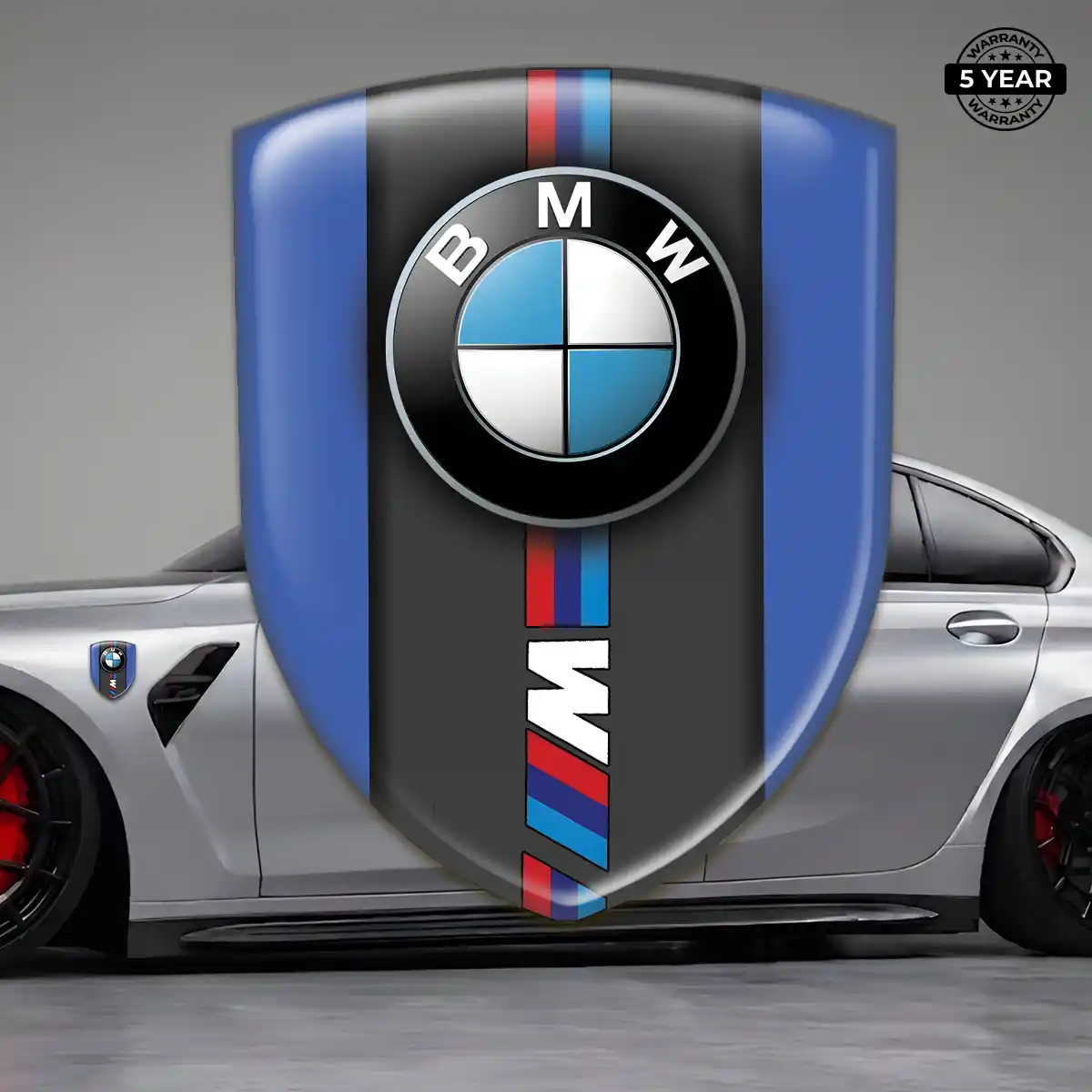 BMW Resin Emblem Sticker Refined Design