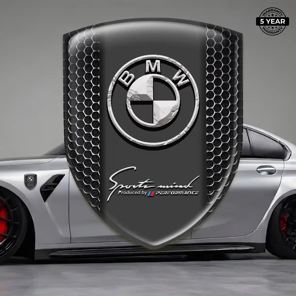 BMW Self Adhesive Emblem Sticker Deluxe Edition