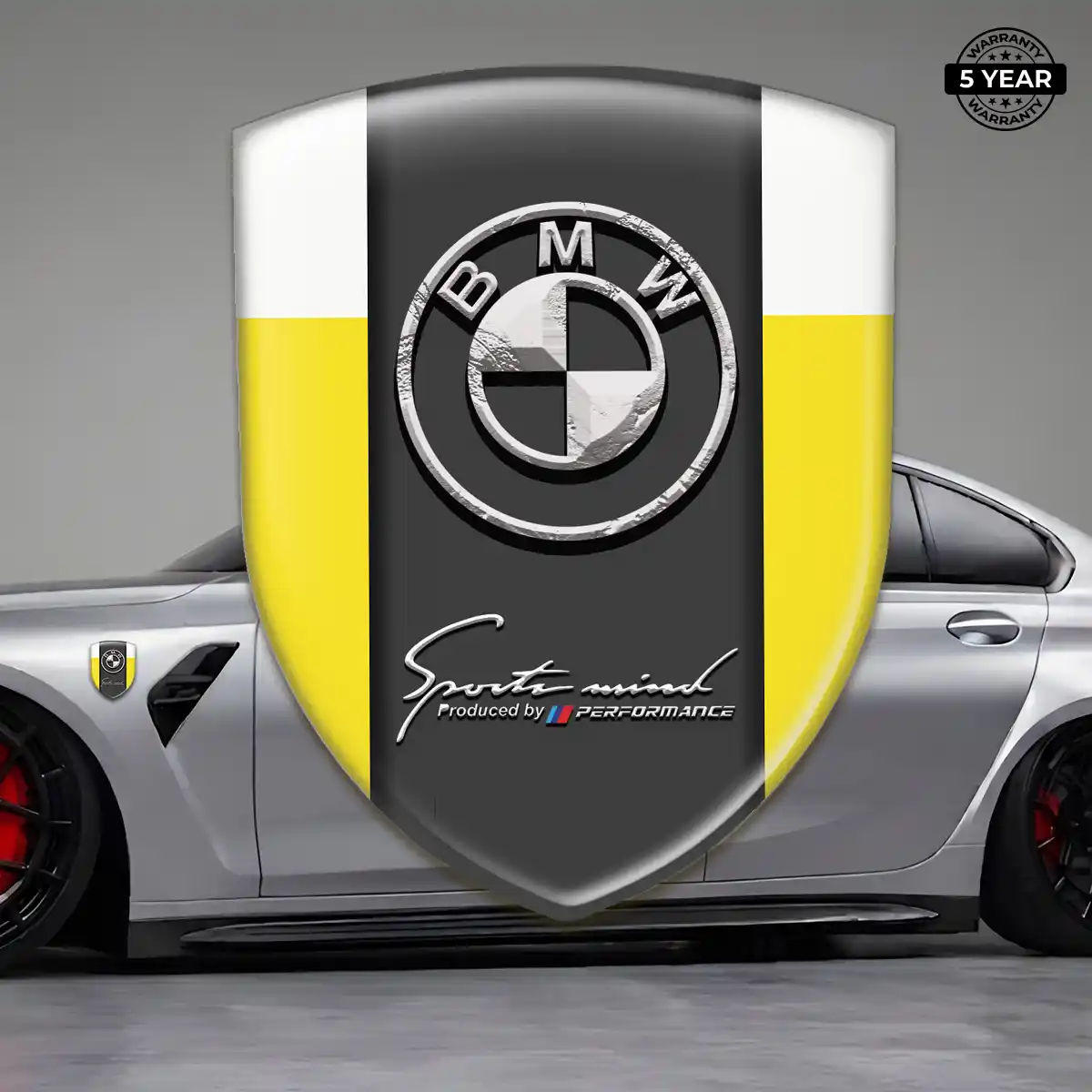 BMW Self Adhesive Emblem Sticker Refined Design