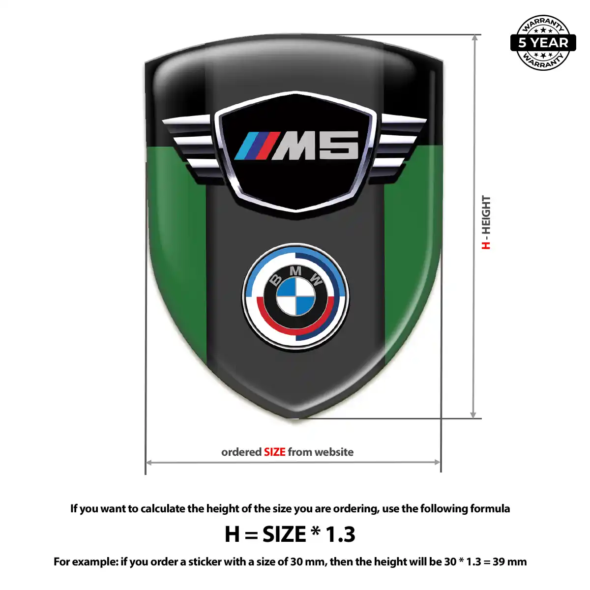 BMW Silicone Badge Sleek Style