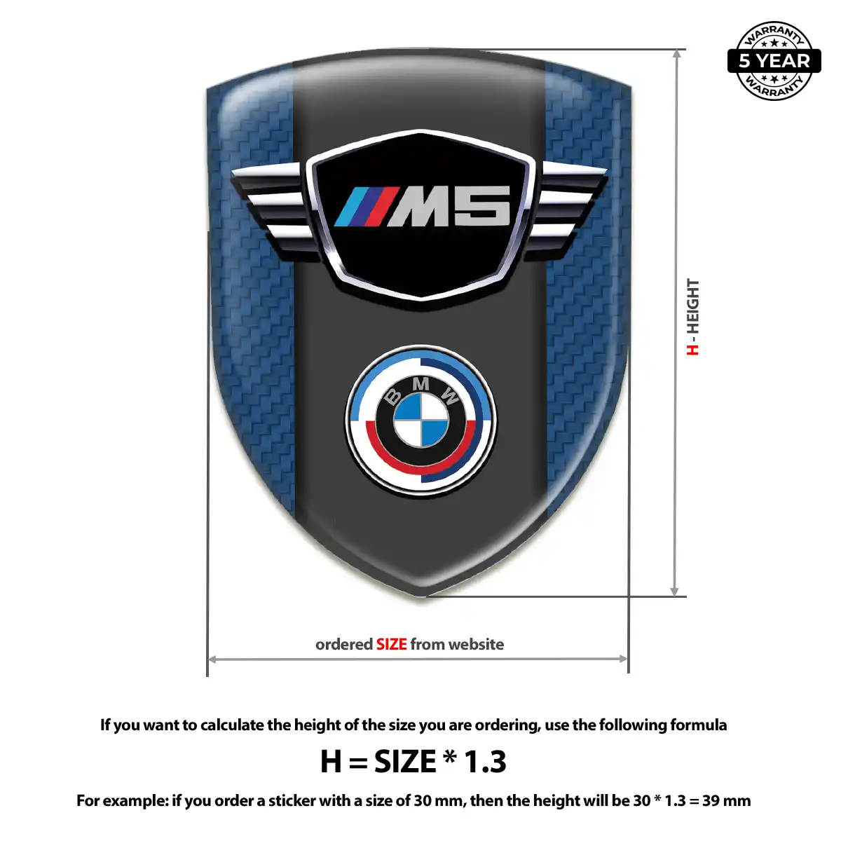 BMW Silicone Badge Superior Craft
