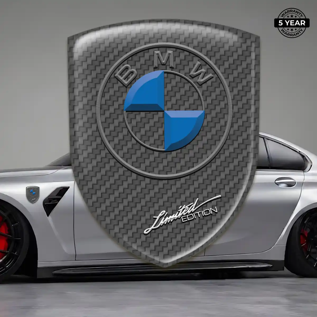 BMW Silicone Emblem Elite Finish
