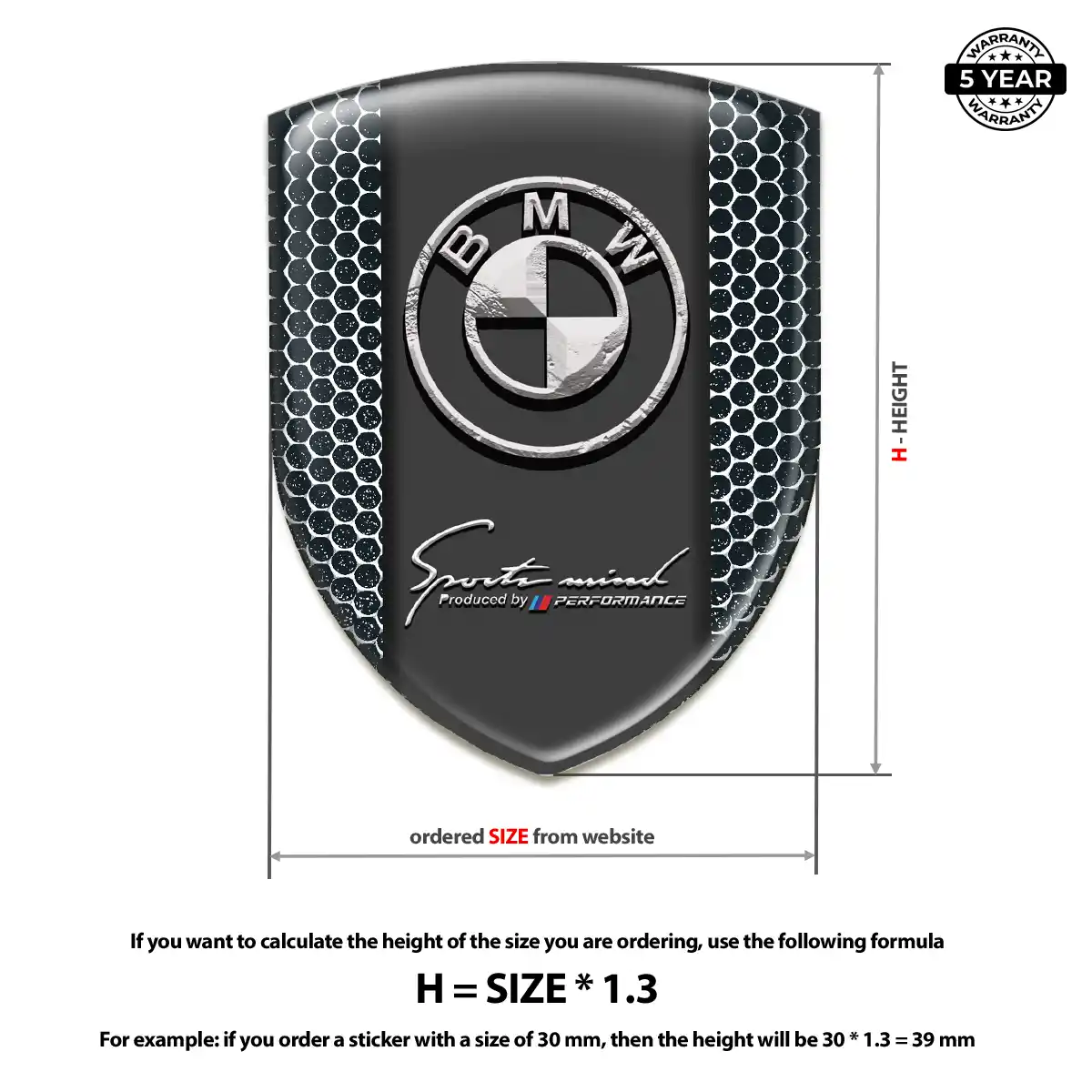 BMW Silicone Emblem Exclusive Series