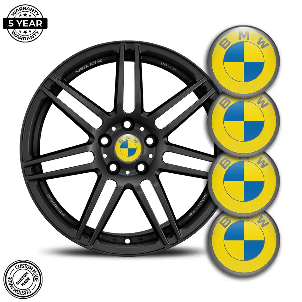 BMW Silicone Emblem Premium Quality
