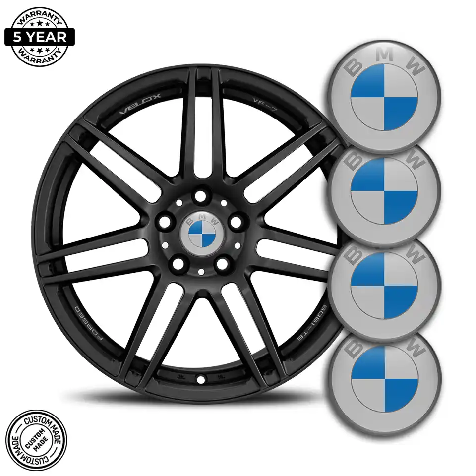 BMW Silicone Emblem Self-Adhesive Premium Edition