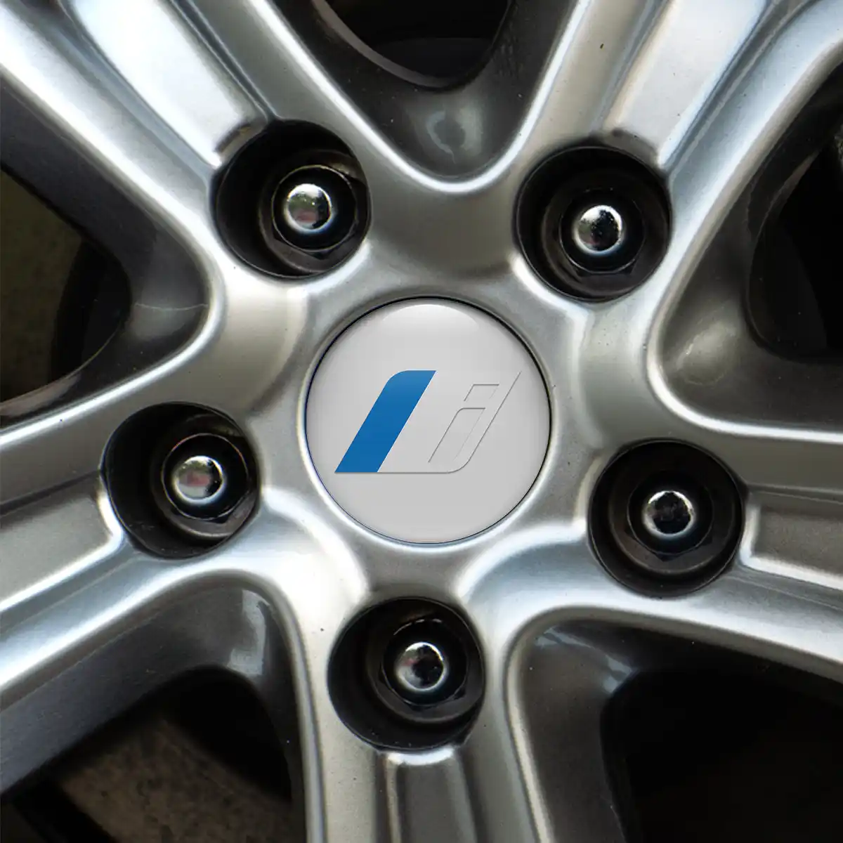 BMW Silicone Emblem Self-Adhesive Stylish Design