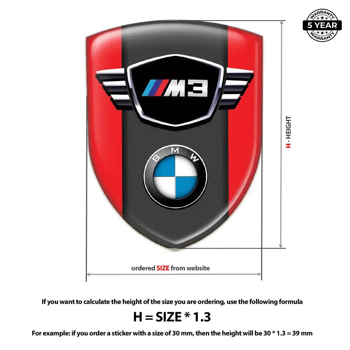 BMW Silicone Emblem Signature Grade