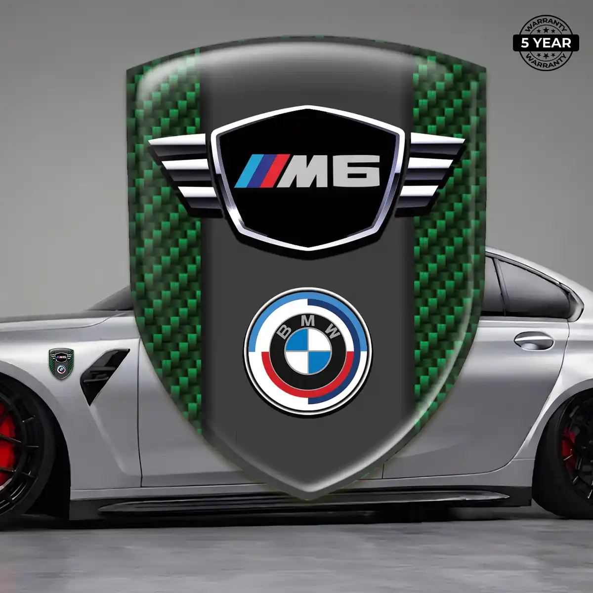 BMW Silicone Emblem Sleek Style
