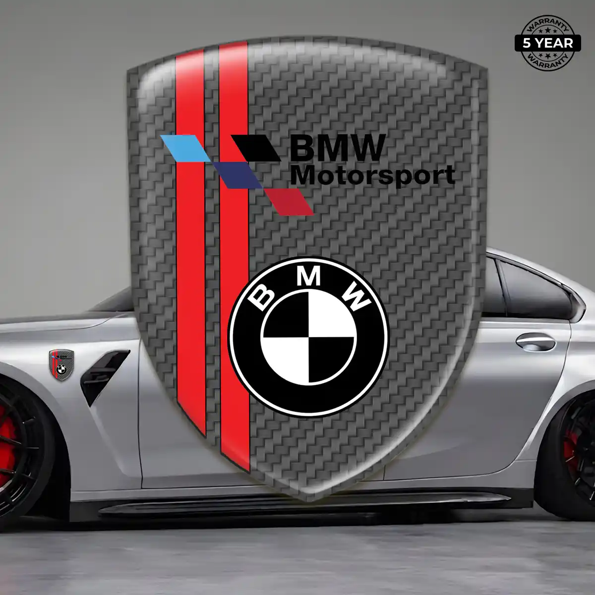 BMW Silicone Sticker Prime Quality