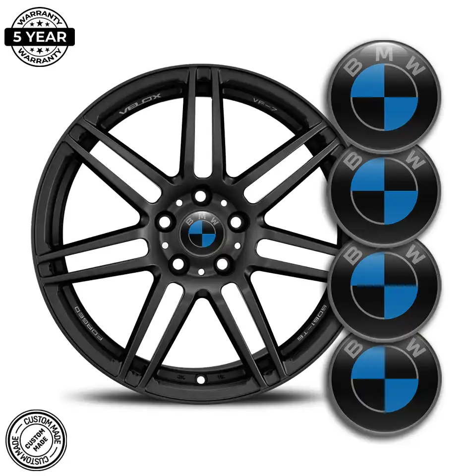 BMW Silicone Sticker Self-Adhesive Premium Quality