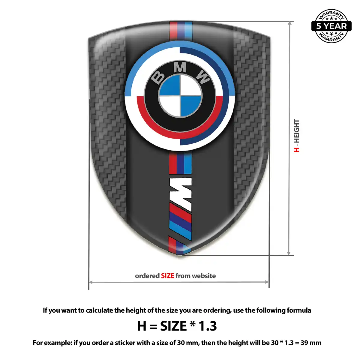 BMW Sticker Elite Finish