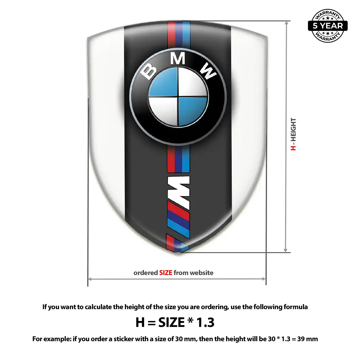 BMW Sticker Signature Grade