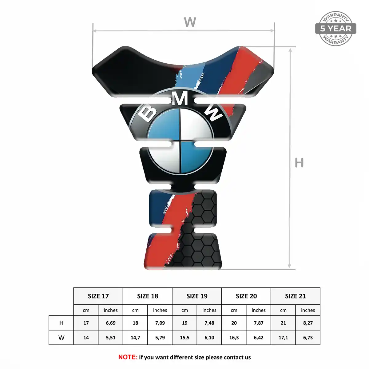BMW Tank Decal Deluxe Edition