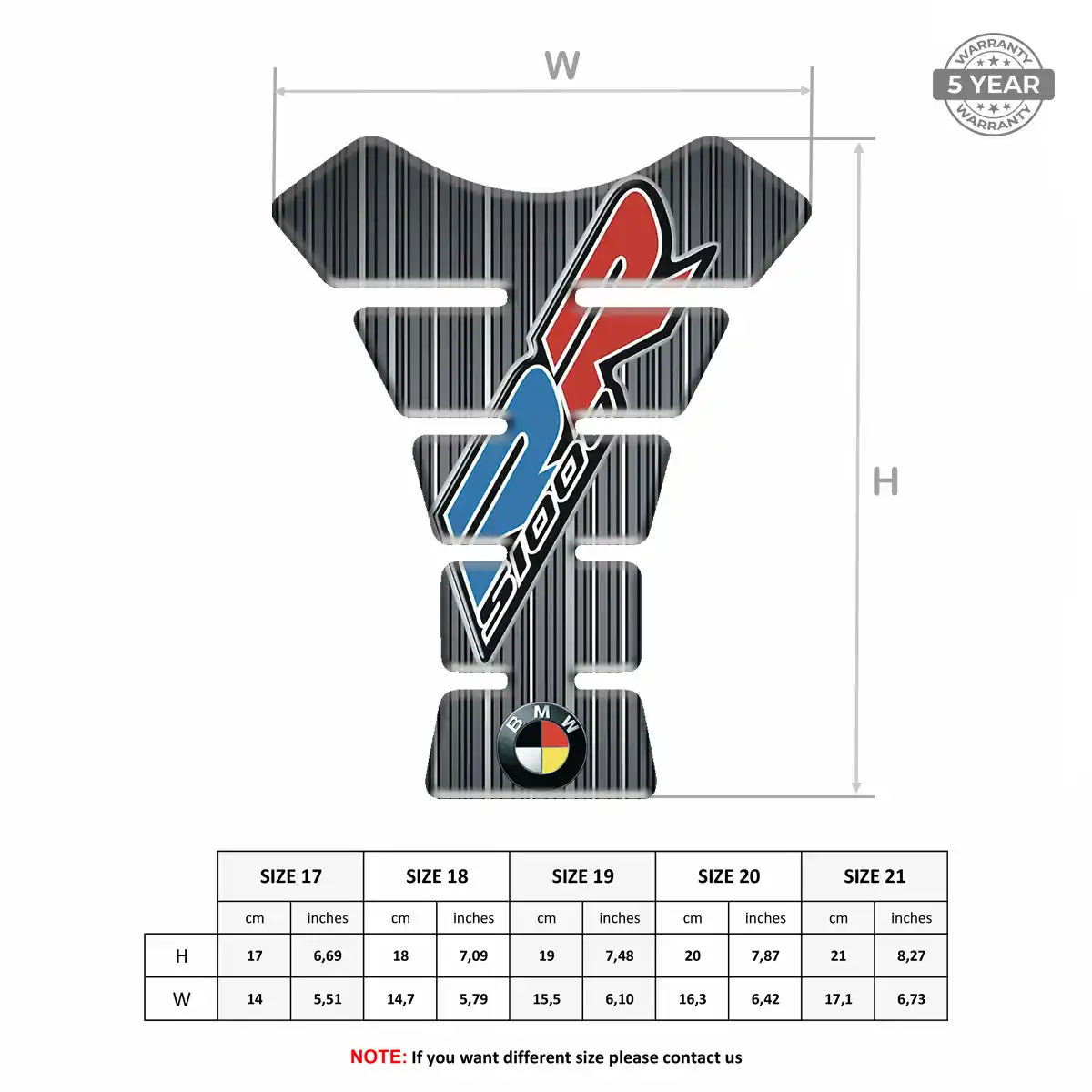 BMW Tank Decal Elite Edition