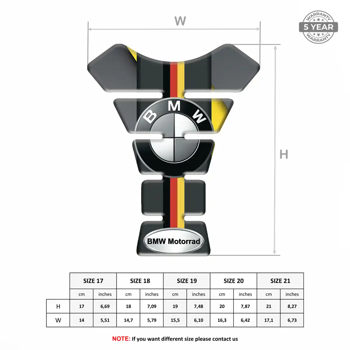 BMW Tank Decal Exclusive Series