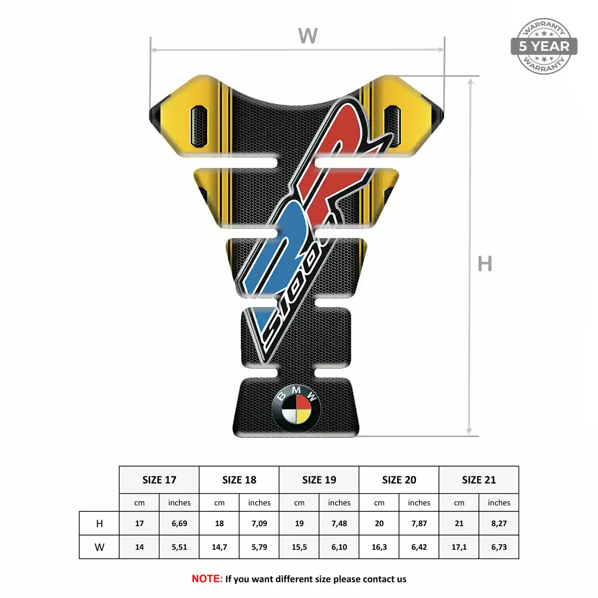 BMW Tank Decal Prime Quality
