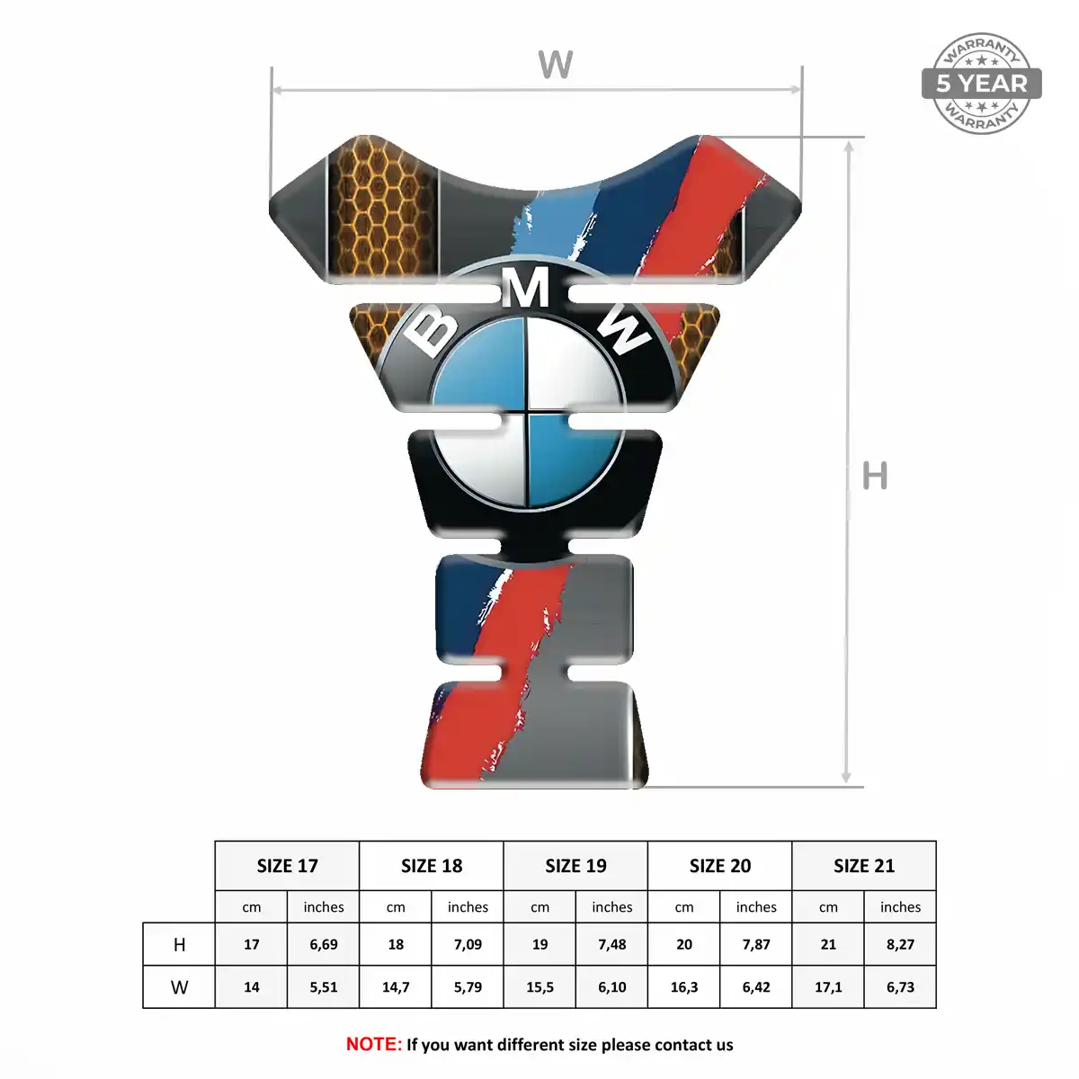 BMW Tank Decal Refined Design